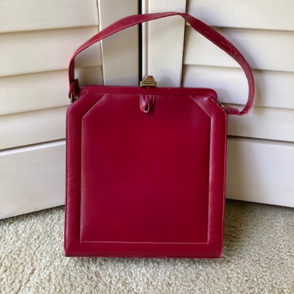 1950's "Mam'selle Original New York" Leather Purse - Picture 3 of 14